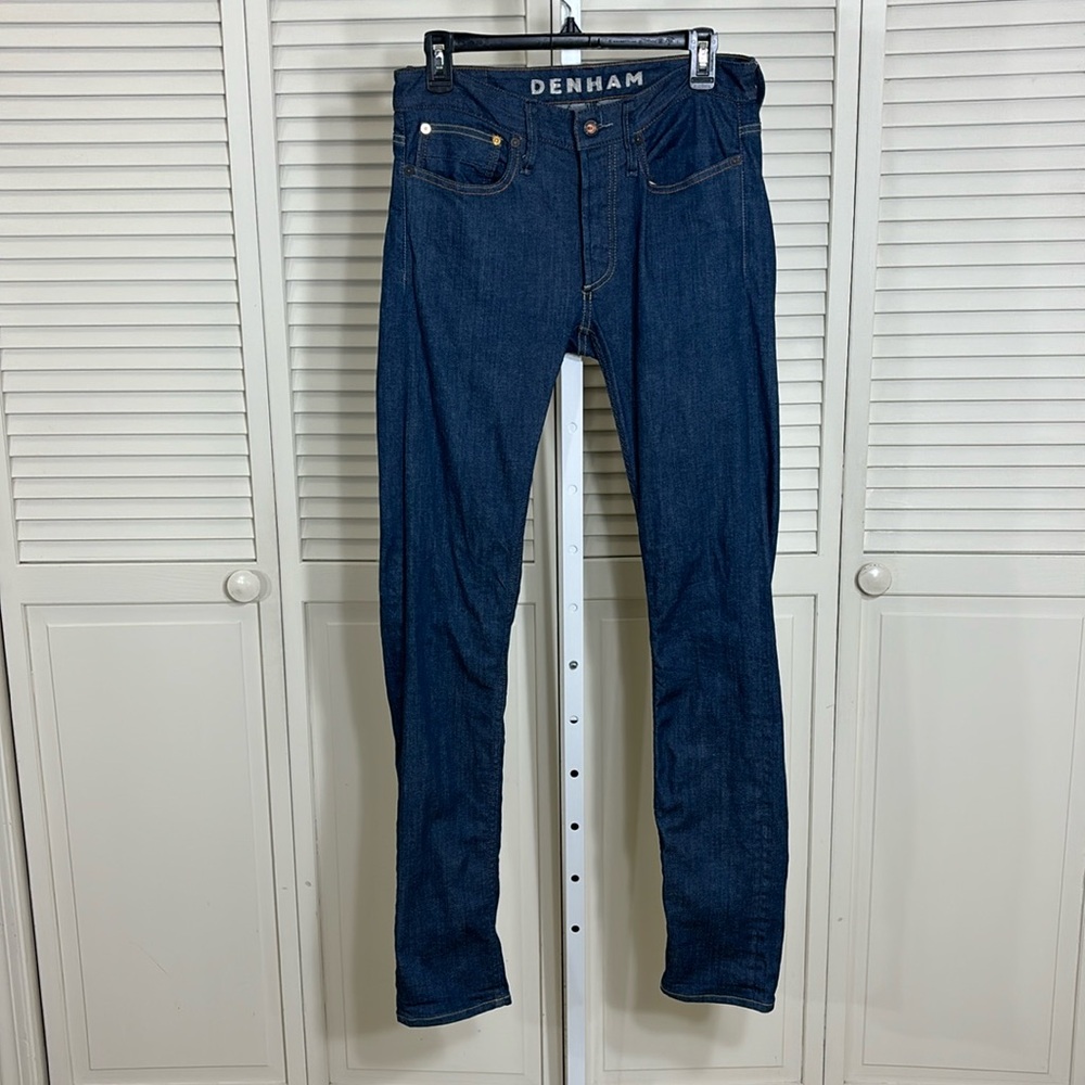 Denham Bolt Stretch Skinny Blue Jeans Size 30